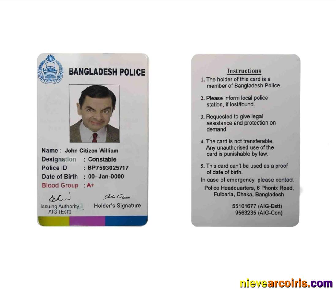 Bangladesh police ID